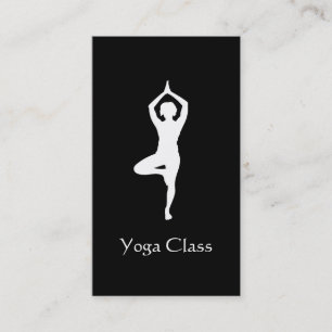 Yoga Tree Pose Visitenkarte