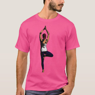 Yoga Tree Pose Vriksasana T-Shirt
