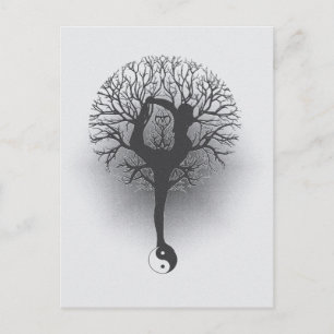 Yoga Tree Postkarte