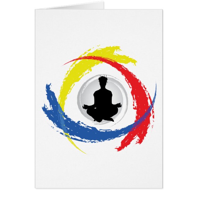 Yoga-Tricolor Emblem (Vorne)