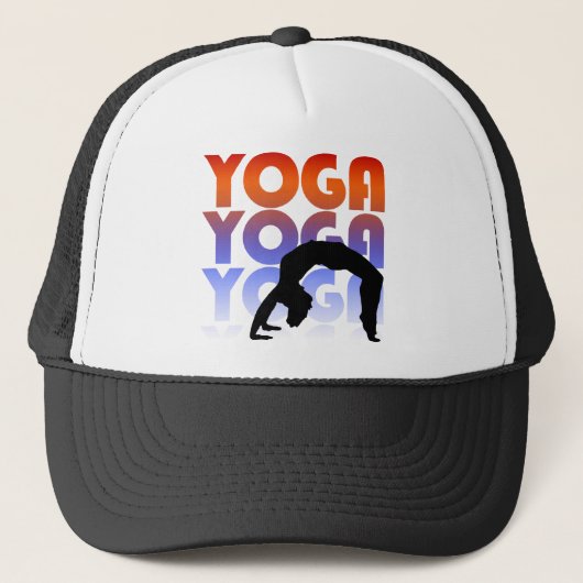 Yoga Truckerkappe (Vorderseite)
