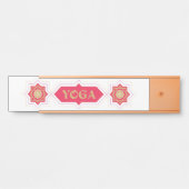 Yoga Türschild (Vorderseite )