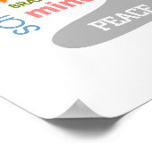 Yoga Typografie Poster (Ecke)