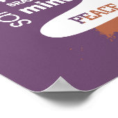 Yoga Typografie Poster (Ecke)