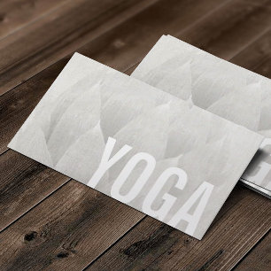 Yoga-u. Meditations-Lehrer elegantes Lotus mit Visitenkarte