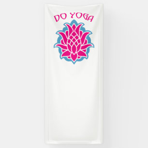 Yoga üben banner