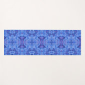 Yoga Übung Mat Blue Hydrangea Yogamatte (Vorderseite (Horizontal))