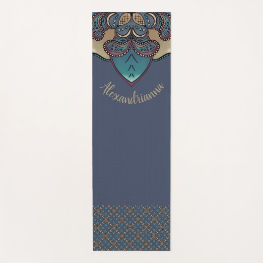 Yoga-Übungen der Marine Mandala Pilates Yogamatte (Vorderseite)