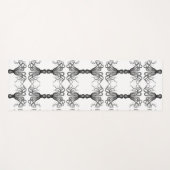 Yoga-Übungen Mat Vintag Octopus Yogamatte (Vorderseite (Horizontal))