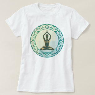Yoga-Übungen Sitzen Pose Meditation T-Shirt