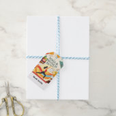 Yoga- und Brunch-Party Geschenkanhänger (Mit Garn)