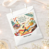 Yoga- und Brunch-Party Geschenktütchen (Ausgeschnitten)