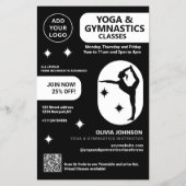 Yoga- und Gymnastiklehrerstudiengänge Flyer (Hinten)