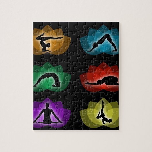 Yoga und Meditation Puzzle (Vertikal)