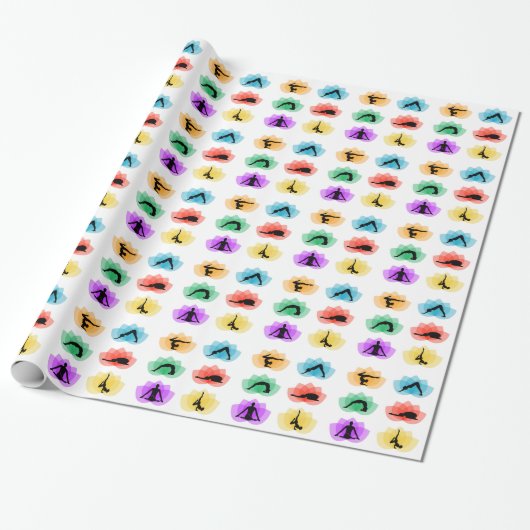 Yoga- und Meditationssymbole Geschenkpapier (Ungerollt)
