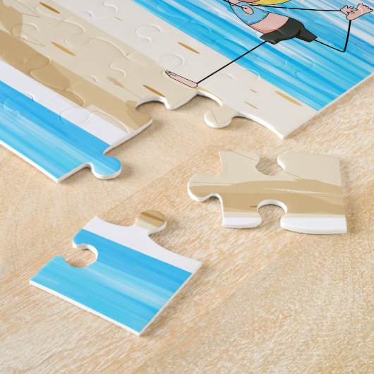 Yoga und Strand Puzzle (Seite)