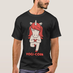 Yoga Unicorn Yogi Corn Fitness Yoga Lehrerin T-Shirt