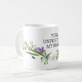 YOGA UNPRETZELS MEIN GEHIRN KAFFEETASSE (Vorderseite Links)