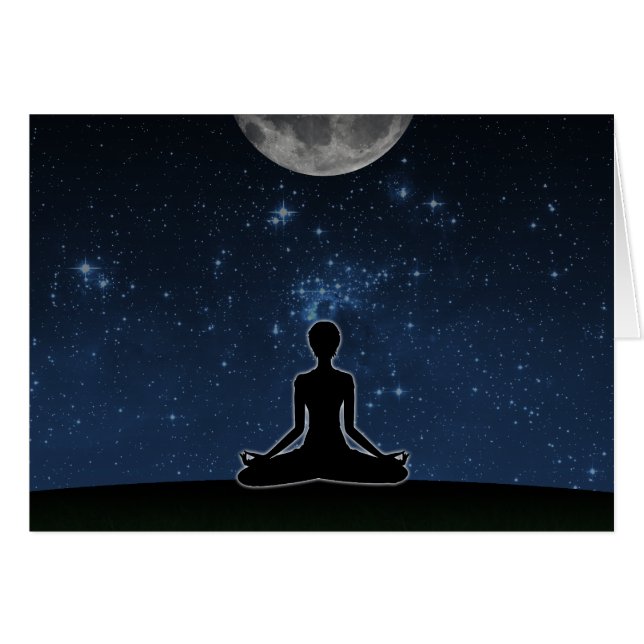 Yoga unter dem Mond (Vorderseite (Horizontal))