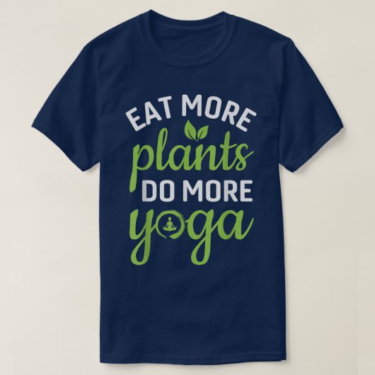 Yoga Vegan Vegetarian tee (Design vorne)