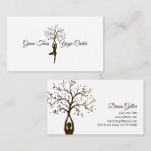 Yoga Visitenkarte (Vorne/Hinten)