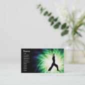 Yoga Visitenkarte (Stehend Vorderseite)