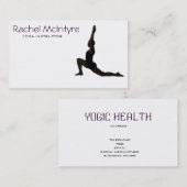 Yoga Visitenkarte (Vorne/Hinten)