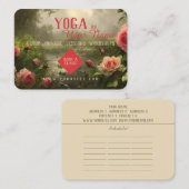 YOGA - Visitenkarte (Vorne/Hinten)