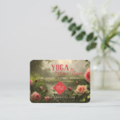 YOGA - Visitenkarte (Stehend Vorderseite)