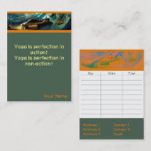 Yoga Visitenkarte (Vorne/Hinten)