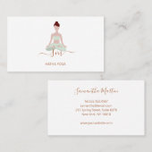 Yoga Visitenkarte (Vorne/Hinten)