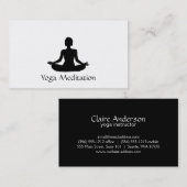 Yoga Visitenkarte (Vorne/Hinten)