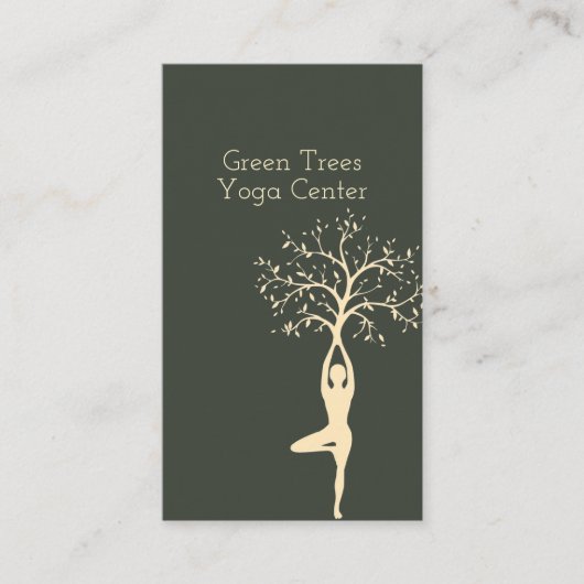 Yoga Visitenkarte (Vorderseite)