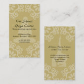 Yoga-Visitenkarte OM Shanti Visitenkarte (Vorne/Hinten)