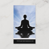 Yoga-Visitenkarte Visitenkarte (Rückseite)