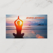 Yoga-Visitenkarte Visitenkarte (Vorderseite)