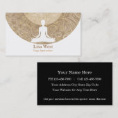 Yoga-Visitenkarten Visitenkarte (Vorne/Hinten)