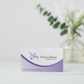 Yoga - Visitenkarten Visitenkarte (Stehend Vorderseite)