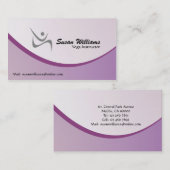 Yoga - Visitenkarten Visitenkarte (Vorne/Hinten)