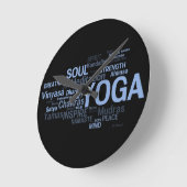 YOGA Wall Clock Runde Wanduhr (Winkel)