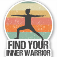 Yoga Warrior 2 Inspiration Quote Sunset Female