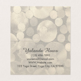 Yoga Warrior Pose Visitenkarten