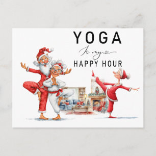 Yoga Weihnachten Santa Claus Pose 