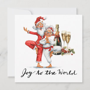 Yoga Weihnachten Santa Claus Yoga-Pose 