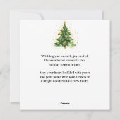 Yoga Weihnachten Weihnachtsmann Posing Yoga (Rückseite)