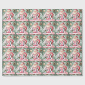 Yoga Weihnachtslehrer Geschenkpapier (Flach)