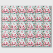 Yoga Weihnachtslehrer Geschenkpapier (Flach)