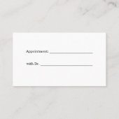 Yoga-Wellness-Center für klinische Gesundheit von Visitenkarte (Rückseite)