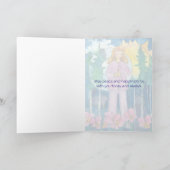 Yoga Wolf Owl Bear Wildlife Namaste My Friend Karte (Innenseite)