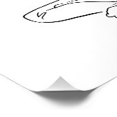 Yoga Woman individuelle Name Poster (Ecke)